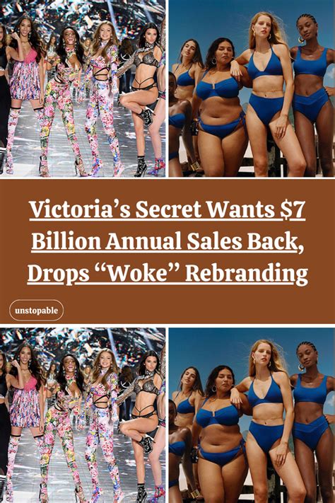 Victorias Secret Wants 7 Billion Annual Sales Back Drops “woke