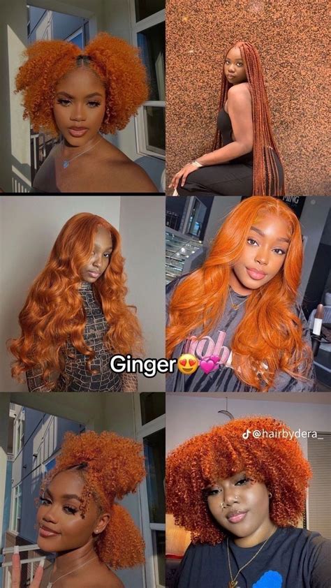 Ginger Hair 🤭💗 In 2024 Dyed Hair Inspiration Hairdos For Curly Hair