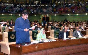 Sindh Chief Minister Murad Ali Shah Speaks On A Resolution About