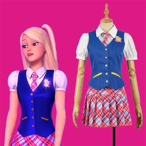 Pin On Barbie Escuela De Princesas Barbie Costume Girl Outfits