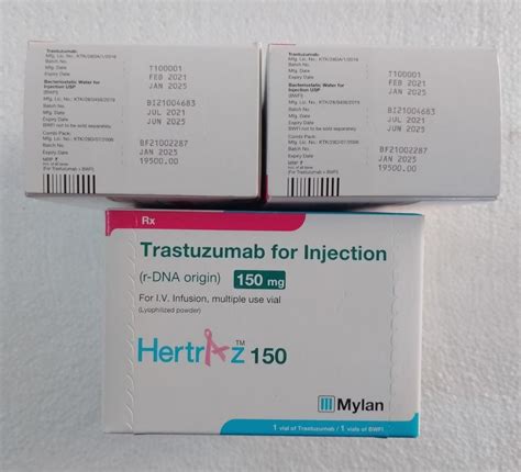 Hertraz Trastuzumab Mg Injection Mylan Pharmaceuticals Pvt Ltd At