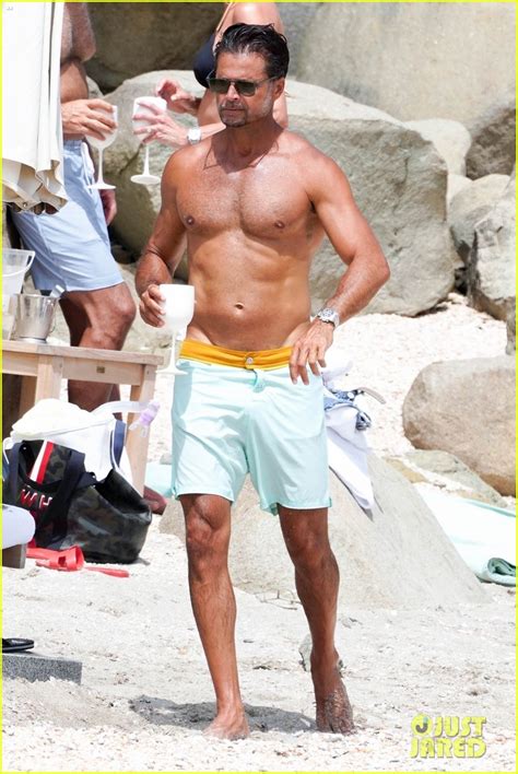 Baywatch S David Charvet Shows Off Hot Body While Shirtless At The