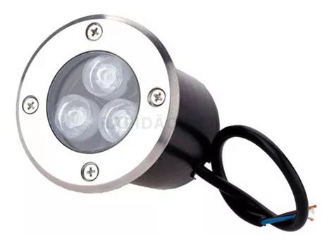 Balizador Spot Led Embutir Chão Piso Jardim 3w Quente Bivolt MercadoLivre