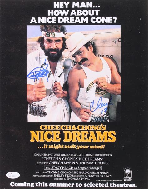 Cheech Marin & Tommy Chong Signed "Cheech & Chong's Nice Dreams" 11x14 ...