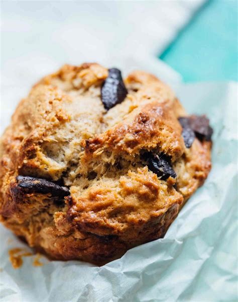 Peanut Butter and Chocolate Banana Muffins - Banana Muffin Recipe