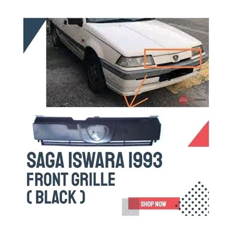 Original Proton Iswara Front Grille Sarong Depan With Logo No