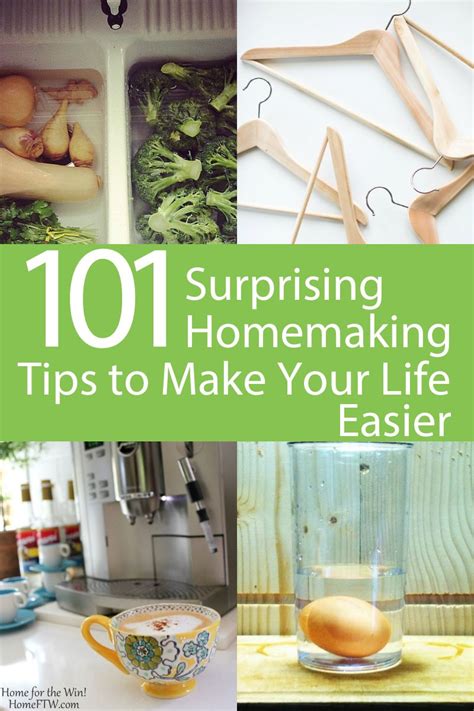 101 Surprising Homemaking Tips To Make Your Life Easier Homemakers