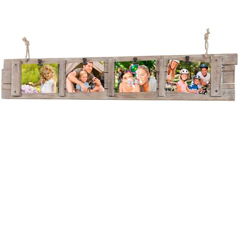 Excello Global Products Collage Picture Frames From Rustic Distressed