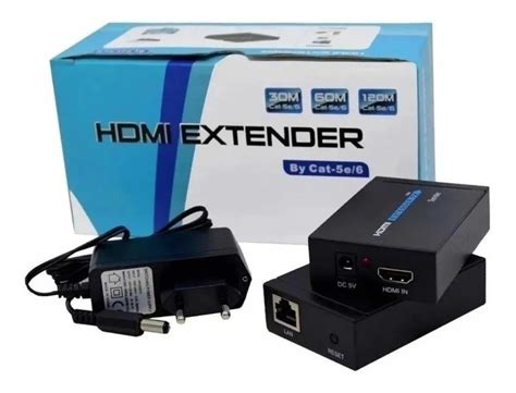 Extender Hdmi M Extensor Hdmi M Cat E Cat Hdmi Bivolt Mercado Livre