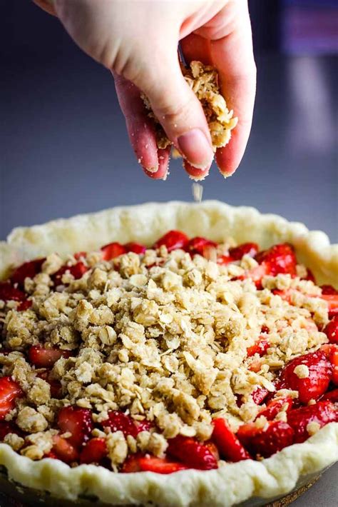 Strawberry Pie With Crumb Topping Coco And Ash Recipe Strawberry