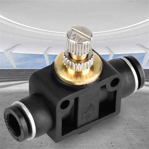 Tube Fittings Pneumatic Fitting Air Flow Control Valve In Line Speed