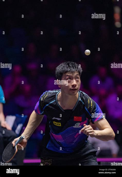 Frankfurt Germany Th Nov Ma Long Of China Serves During The