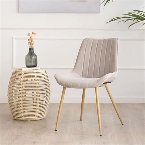 Roma Silla Tapizada Beige Banak