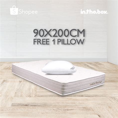 Kasur Spring Bed Inthebox Ukuran 90 X 200 Single Free Shipping Shopee Indonesia