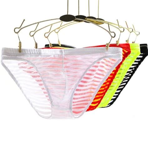 Sous V Tements Culotte Boxer Transparent Hommes Nylon Sous V Tement