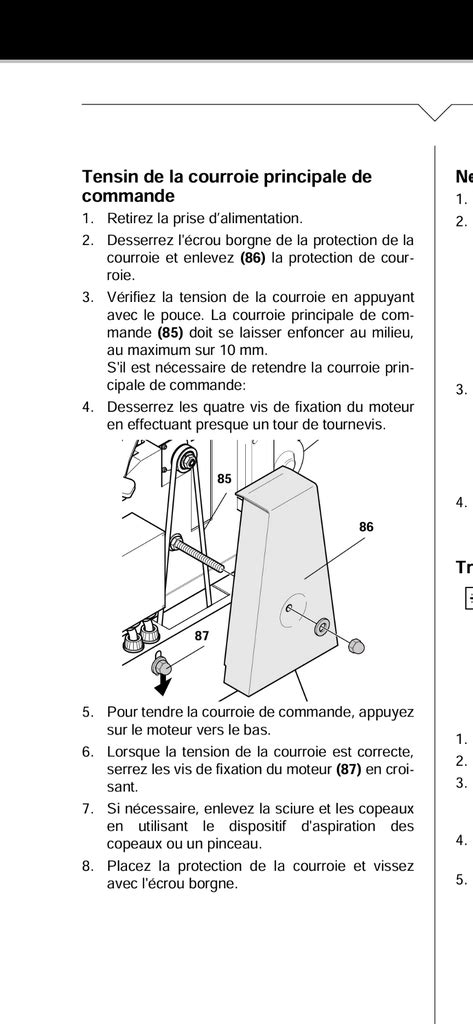 Question Metabo D Gau Rabot Courroie Qui Saute Par Vsdteam Sur L