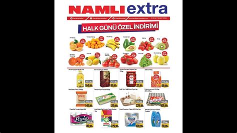 Namlı Hipermarketleri Halk Günü Kampanyalar 31 Ocak 2024 YouTube