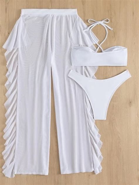 All White Bikini Set Barter Hutt