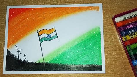 Indian Flag Easy Simple Independence Day Drawing - Today i am drawing ...