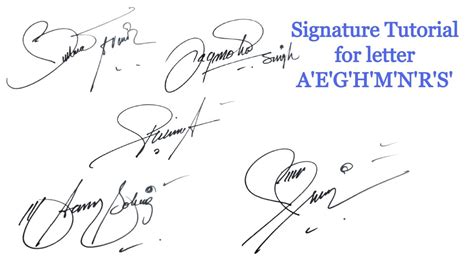 Signature Tutorial How To Design Your Own Amazing Signature Perfect