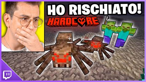 RISCHIO PER COLPA DEI DIAMANTI MINECRAFT ITA HARDCORE YouTube