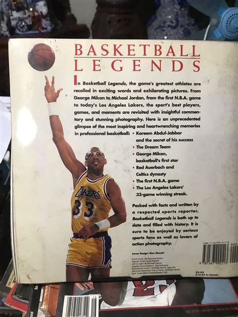 Vintage 1993 Basketball Legends Book Pre Loved Hobbies And Toys Books
