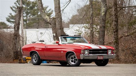 1971 Chevrolet Chevelle Convertible at Indy 2023 as T29 - Mecum Auctions