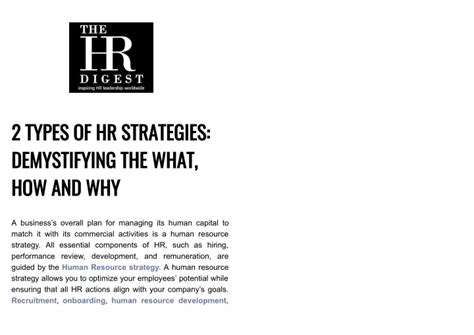 Ppt What Does Hr Strategy Mean And What Are Its Types Powerpoint Presentation Id 11494648