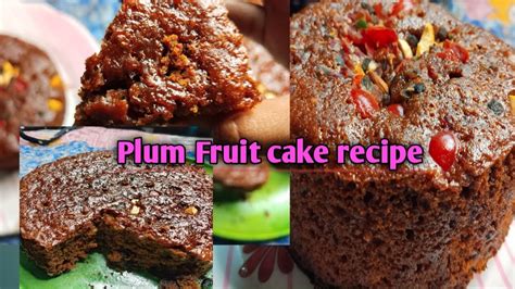 Easy Plum Cake Recipe No Egg No Oven