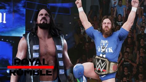 Royal Rumble Daniel Bryan Vs Aj Styles For The Wwe Title Wwe