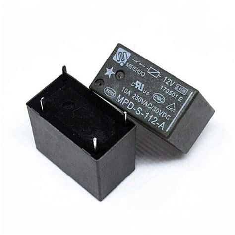 1PC MEISHUO MPD S 112 A 12VDC Power Relay 4Pins EBay