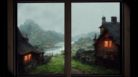 Tavern Window Ambience With Bard Music For Dungeons Dragons And