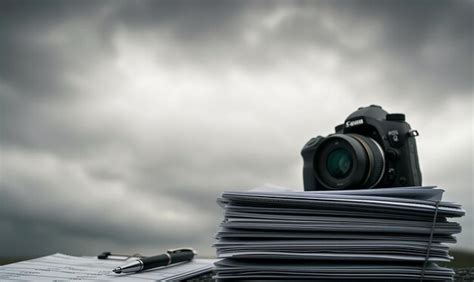 Premium Photo Neat Stack Organized Finance Photos With Pen