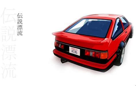 Wallpaper Toyota AE86 Red Car Drift Legend For Mobile And Desktop