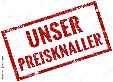 Unser Preisknaller Stempel Rot Stock Vektorgrafik Adobe Stock