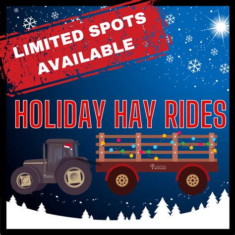 Holiday Hay Rides Canton Parks And Recreation