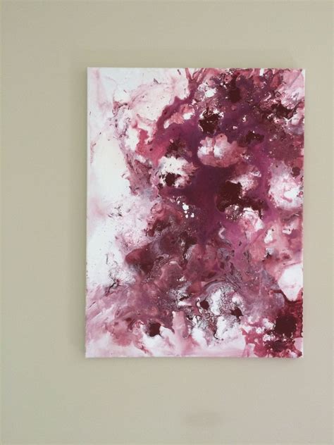 Burgundy metal wall art | blackwhiteart