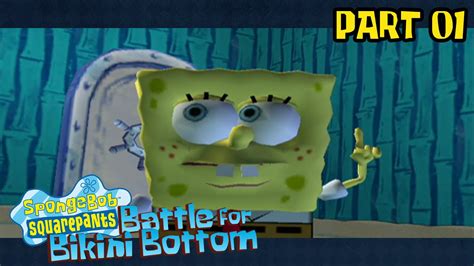 Spongebob Squarepants Battle For Bikini Bottom — Part 1 — Robots And