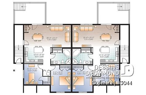 Plan D Immeuble Logements Et Plus Mod Les Dessins Drummond