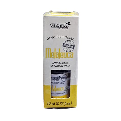 Óleo Essencial Melaleuca 10ml Vegetal do Brasil ABRAÃO ERVAS