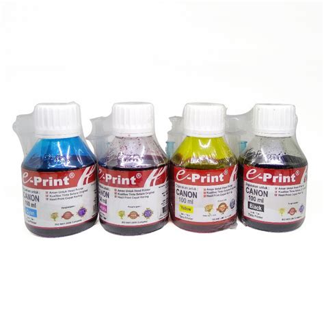 Jual Tinta Refill Canon Eprint 100ml Tinta Printer E Print Bulk Ink