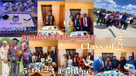 I Finally Graduated College Party Vlog Pt 3 Ceremony Grad Party Youtube