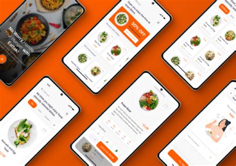 Eattak Food App UI KIt Figma