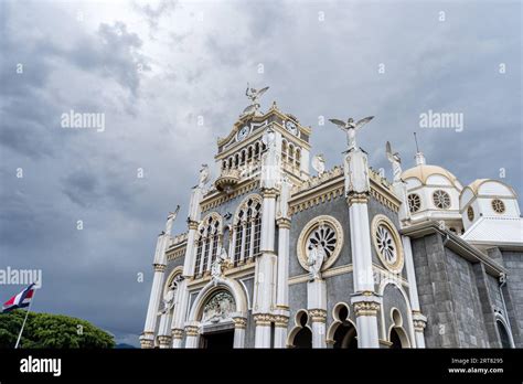 The Beautiful Basilica Of Our Lady Of The Angels In Cartago Costa Rica
