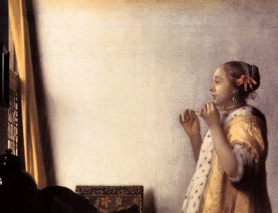 Cheira a Português Johannes Vermeer 1632 1675 Mulher um Colar