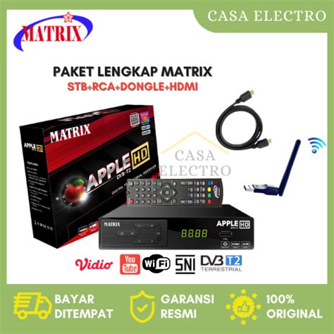 Matrix Set Top Box Tv Digital Dvb T Full Hd Set Top Box Matrix Apple