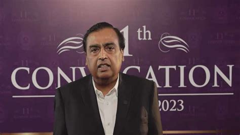 Mukesh Ambani Delivers Keynote Speech At Pandit Deendayal Energy