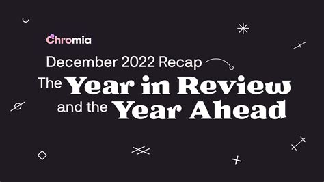 December 2022 Recap The Year In Review And The Year Ahead