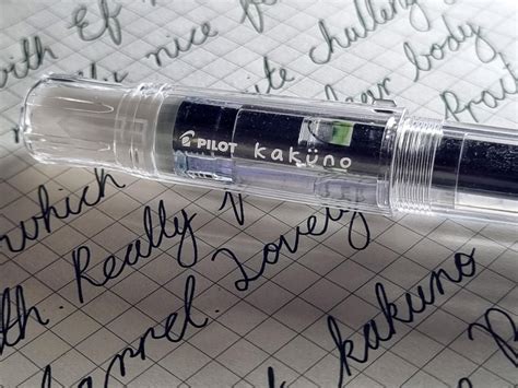 Pilot Kakuno EF Clear : fountainpens