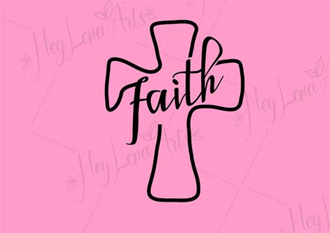 Faith Svg Cross Svg Religious Svg Jesus Svg Christian Svg Digital